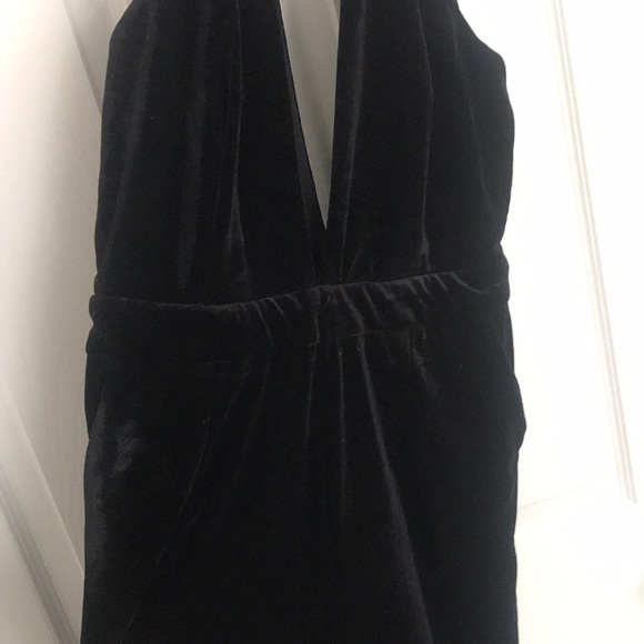 Black velvet jumpsuit by do+ be - Picture 5 of 5